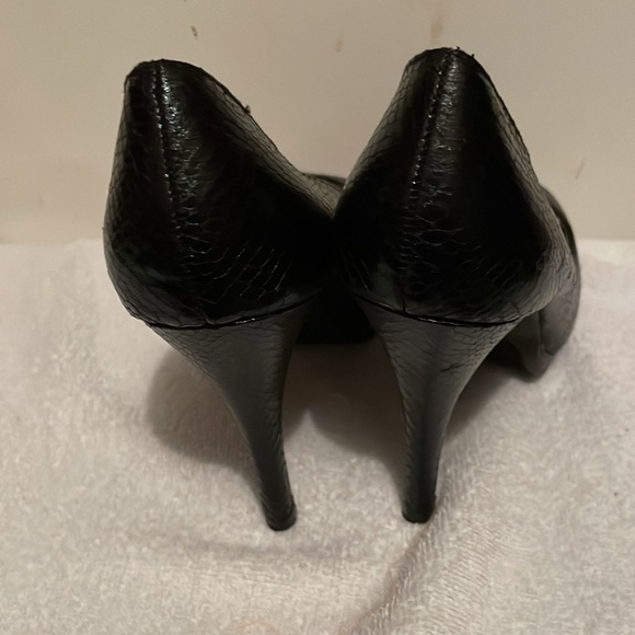 Elegant Black Peep-Toe Heels by Rampage - Picture 3 of 5